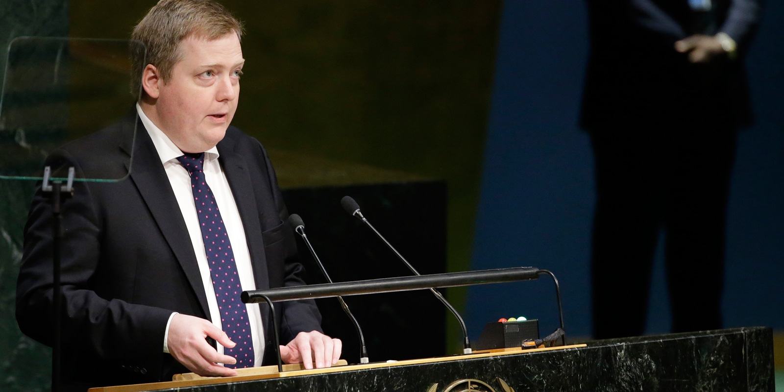Prime Minister of Iceland Sigmundur David Gunnlaugsson