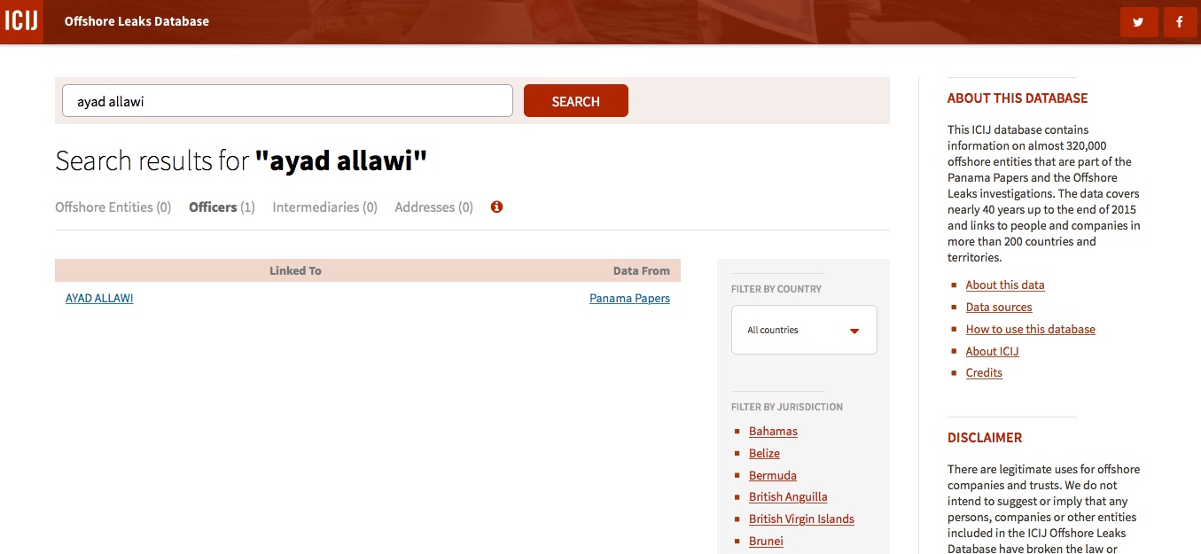 Three Tips For Searching The Offshore Leaks Database - ICIJ