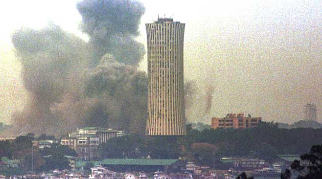 Bombardment by government forces killed thousands in Brazzaville during the Republic of Congo civil war in 1997