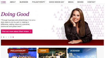 Shari Arison's website, in which she talks about the vision of the Arison Group