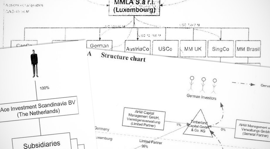 Many of the documents contain charts and graphs, which outline proposed structures