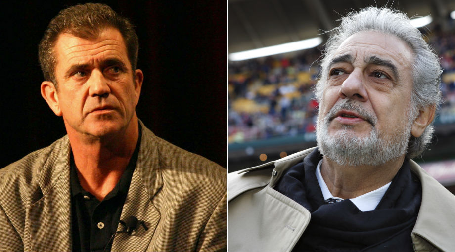 Mel Gibson and Placido Domingo