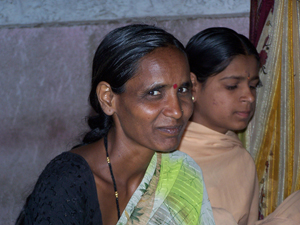 Sushila Kunde helps organize activities for rural women in her SANGRAM group