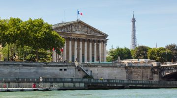 Palais Bourbon headquarters of the French National Assembly.