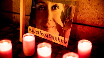 Daphne Caruana Galizia vigil in Berlin