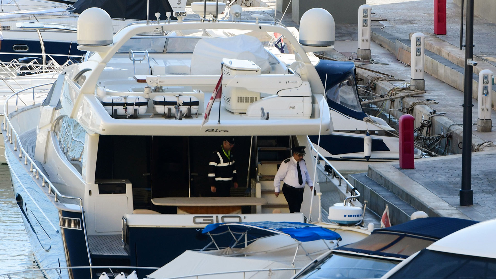 Yorgen Fenech's yacht