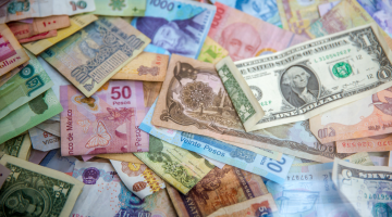 bank notes from around the world