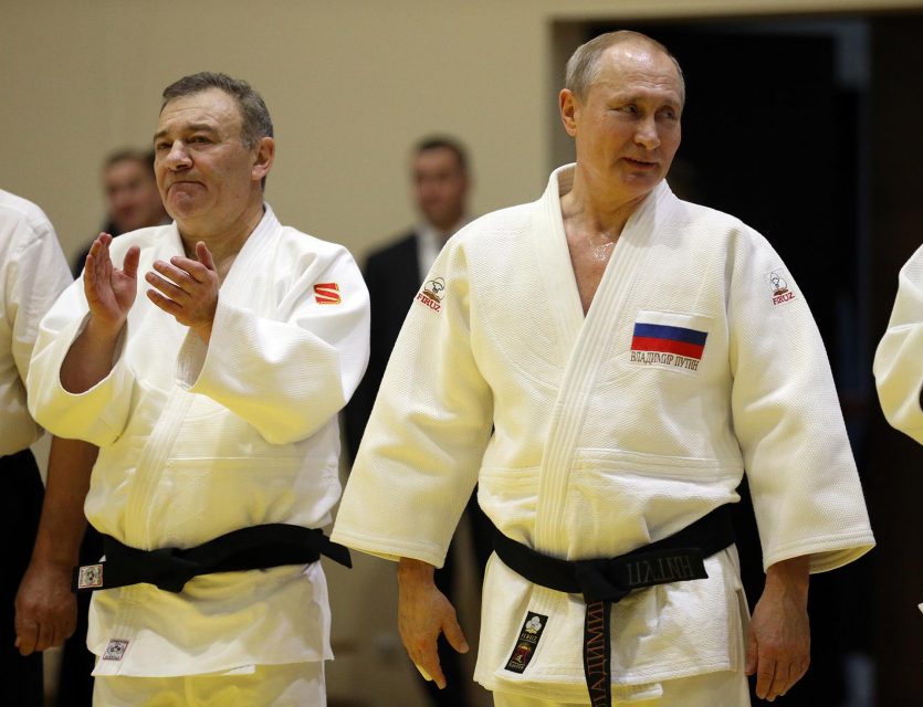 Vladimir Putin and Arkady Rotenberg