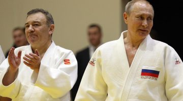 Vladimir Putin and Arkady Rotenberg