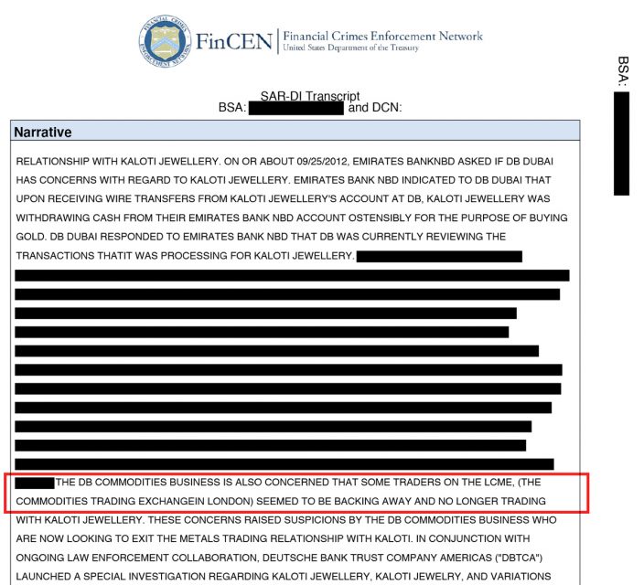 a fincen files document