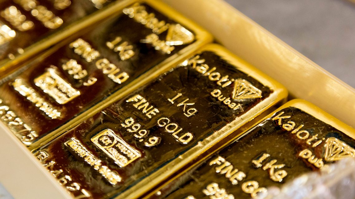 gold bars stamped with kaloti