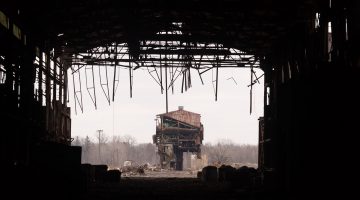 Abandoned buildings at Warren Steel, Ohio.