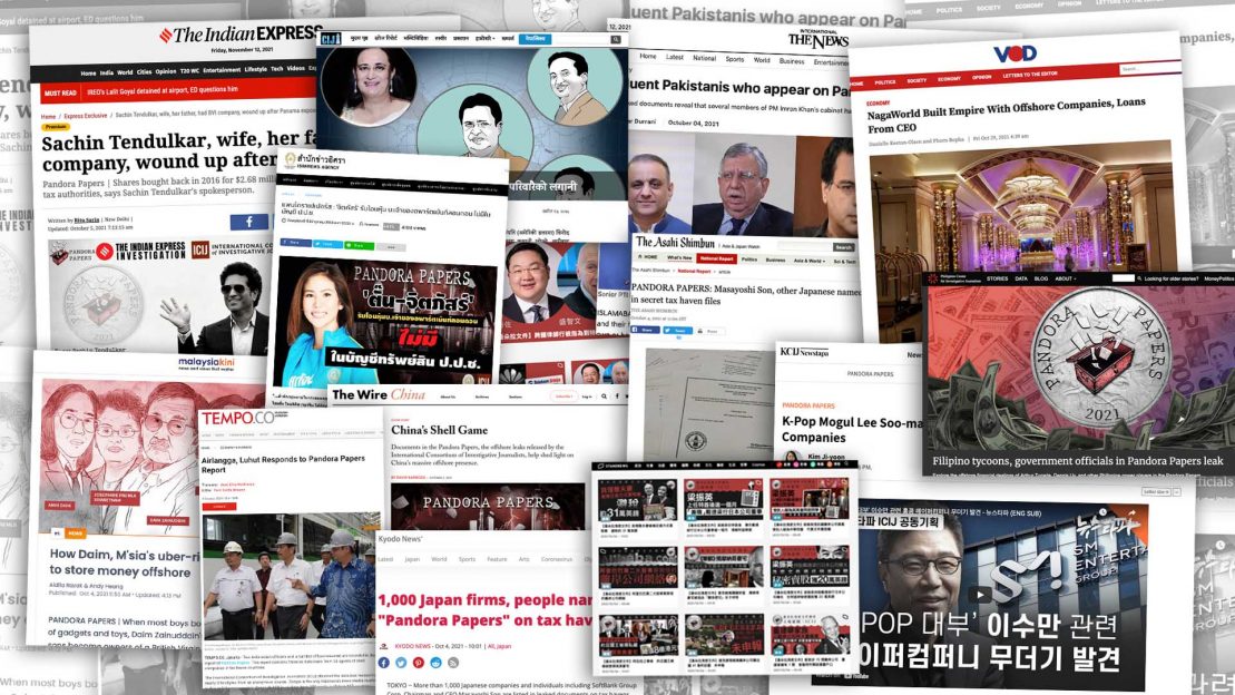 Pandora Papers reporting from across Asia