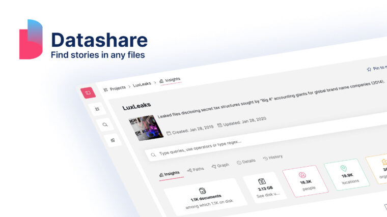 Datashare redesign makes research tool more powerful, more accessible for all