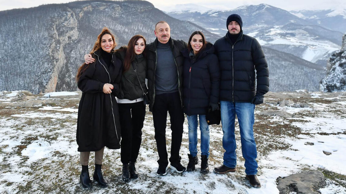 Photo of the Aliyev family.